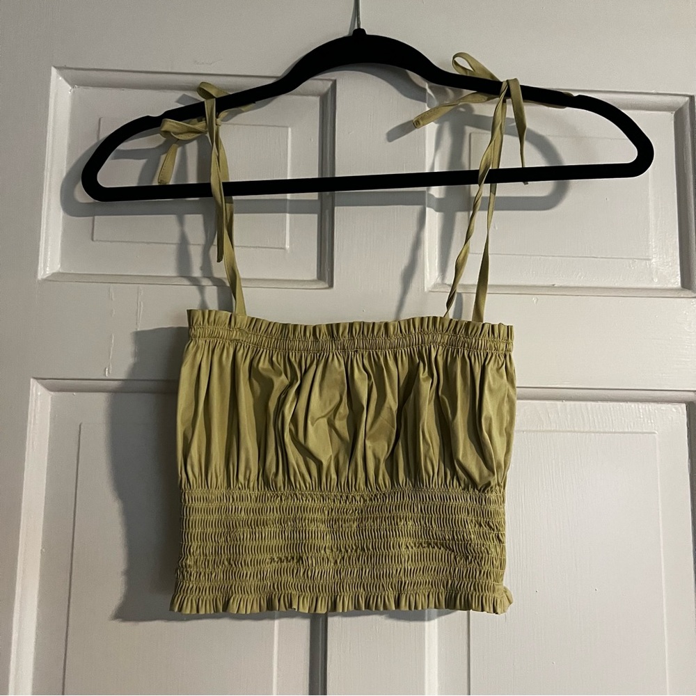 Daniel Bernstein Smocked Crop